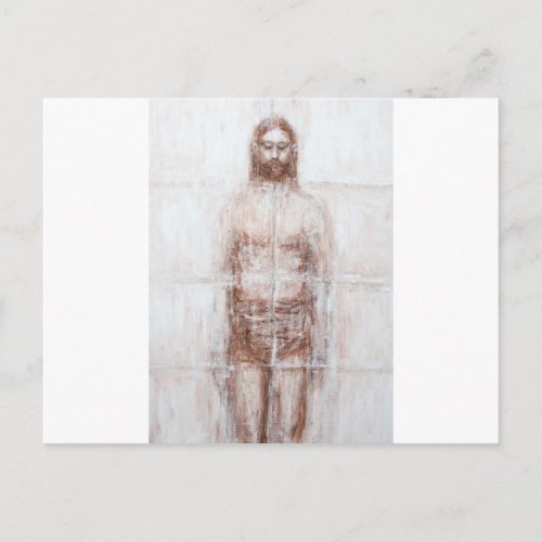New Turin Shroud Contemporary Realism Jesus Postcard