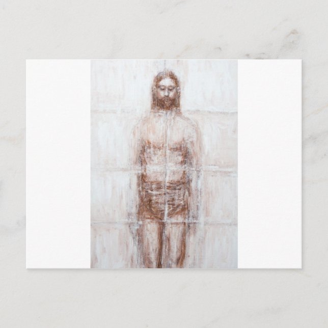 New Turin Shroud (Contemporary Realism Jesus) Postcard (Front)