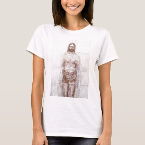 New Turin Shroud Contemporary Realism Jesus T_Shirt