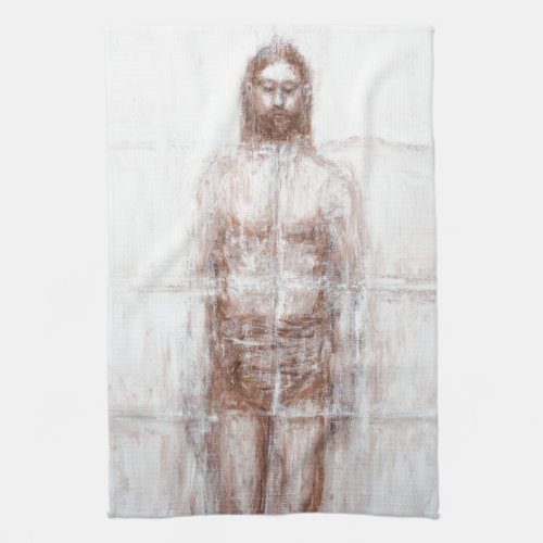 New Turin Shroud Contemporary Realism Jesus Towel