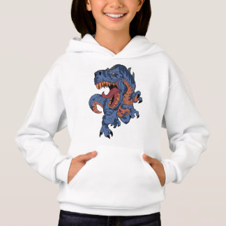 New Tyrannosaurus Prehistoric Fearless Raptor Hoodie