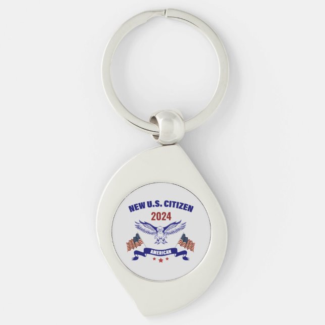 NEW U.S. Citizen 2024 Keychain (Front)