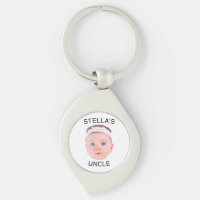 New Uncle Gift, Custom Baby Face Photo Gift