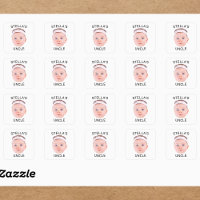 New Uncle Gift, Custom Baby Face Photo Gift