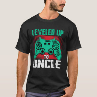 New Uncle Gift Leveled Up To Uncle T-Shirt
