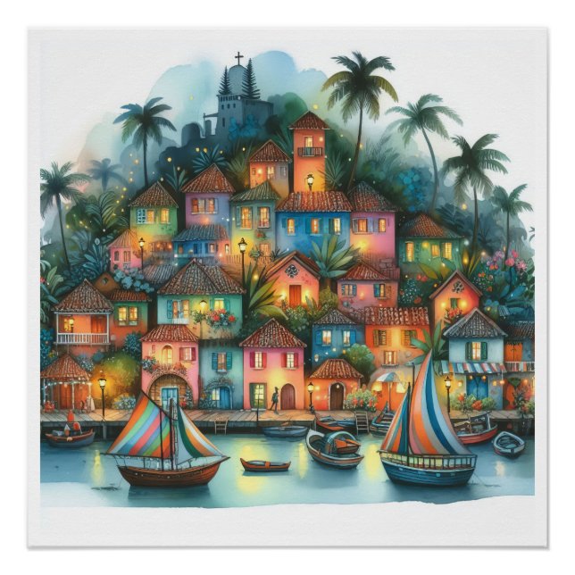 NEW Unique HAITI, Aruba, Antigua Poster (Front)