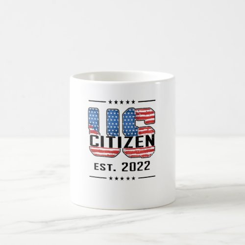 New US Citizen 2022 Proud American Citizenship USA Coffee Mug