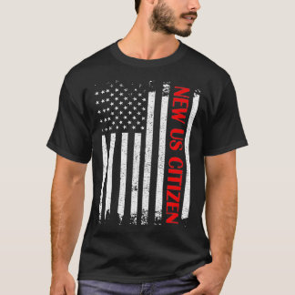 New US Citizen American Flag US Citizenship Ceremo T-Shirt