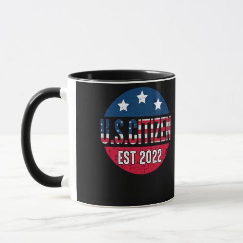 New US Citizen Est 2022 American Immigrant Mug