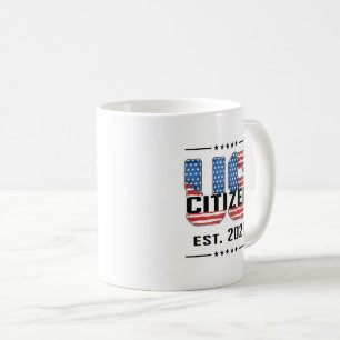 New US Citizen Gift Proud American Citizenship USA Coffee Mug