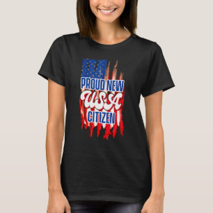 New Usa Citizen American Us Citizenship July 4th 1 T-Shirt