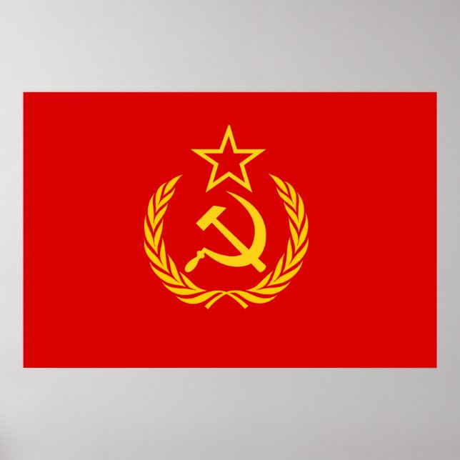 New Ussr, Democratic Republic of the Congo flag Poster (Front)