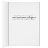 New Venture as a Cafe Owner. Good Luck Card (Inside (Right))