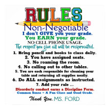 New Version School Teacher's Poster