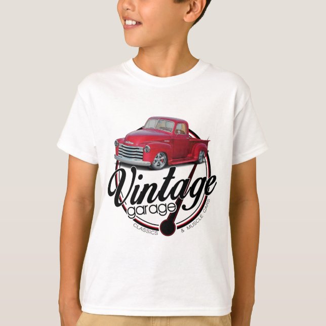 new vintage garage truck T-Shirt (Front)