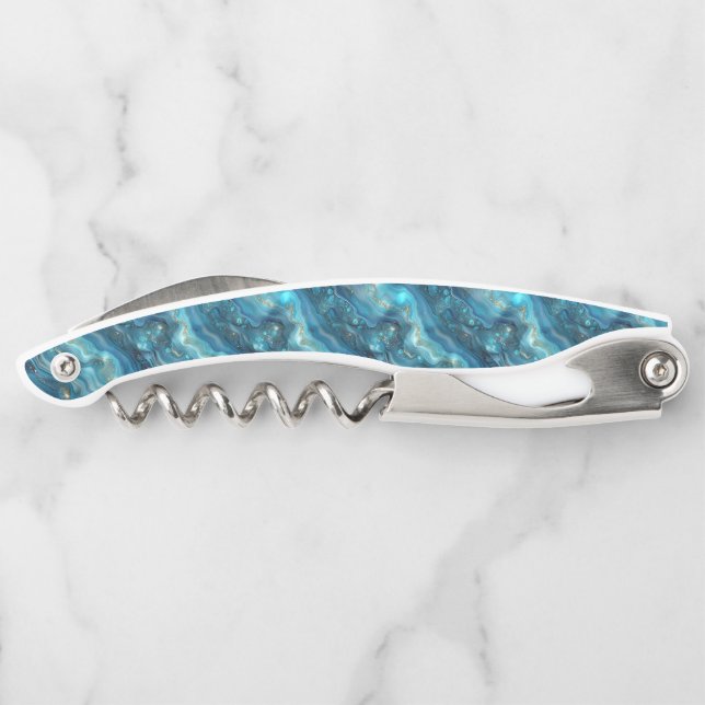 New Waiter's Corkscrew Blue Agate (Back)