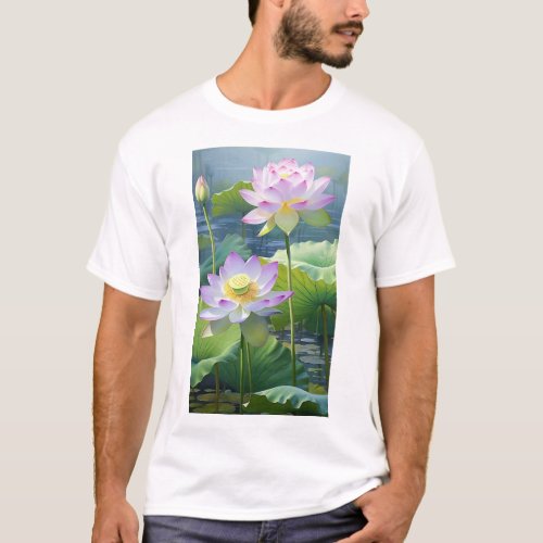 new water lili flower T_Shirt