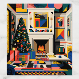 New Wave 1980s Pop Art Envelope Liner