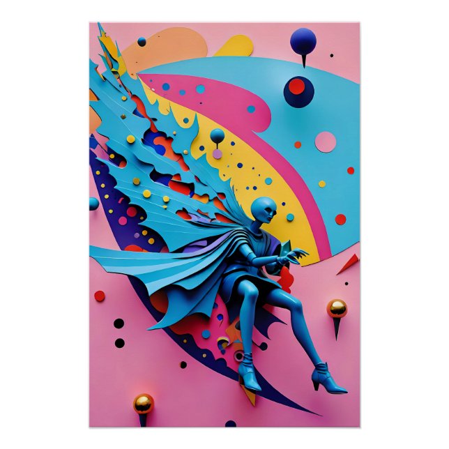 New Wave Angel Fallen - Ken Gage Art  Poster (Front)