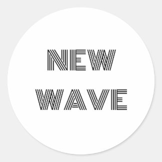 New Wave Classic Round Sticker