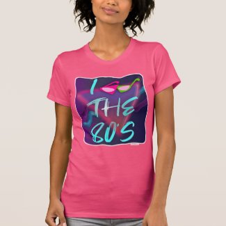 New Wave Glasses Style 80s Love Slogan