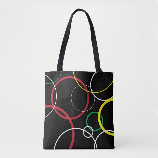New Wave Rock Color Tote Bag (Front)