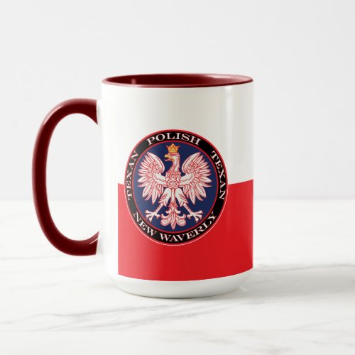 New Waverly Round Polish Texan Mug