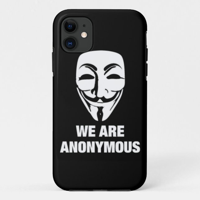 [New!!]WE ARE ANONYMOUS★iPhone Case (Back)