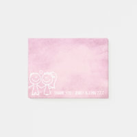 New Wedding Favor Thank You Chalkboard Pink Sweet