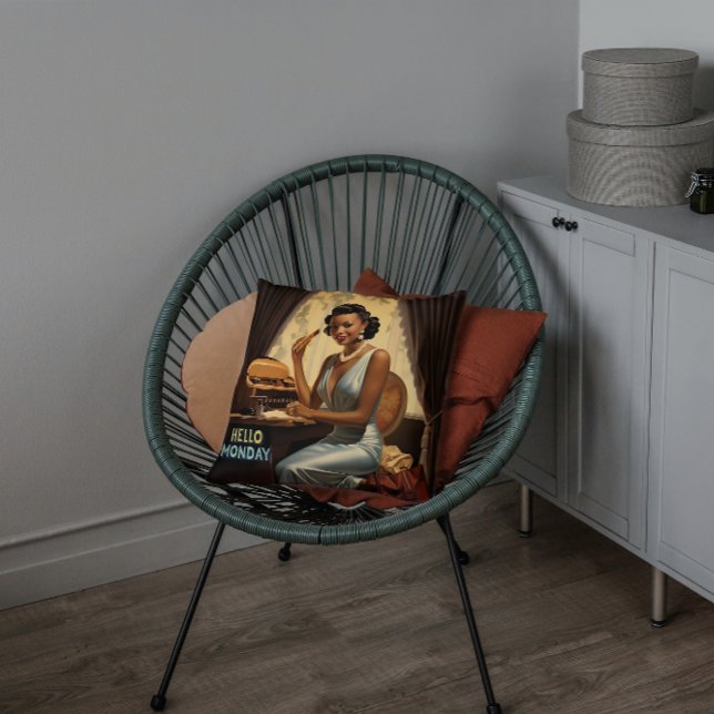 New Week Elegance Motivational Monday  Throw Pillow (Creator Uploaded)