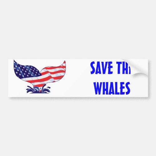 New_Whale_Tail_Converted Bumper Sticker