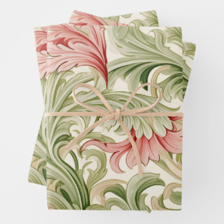 New William Morris Wrapping Paper Sheets