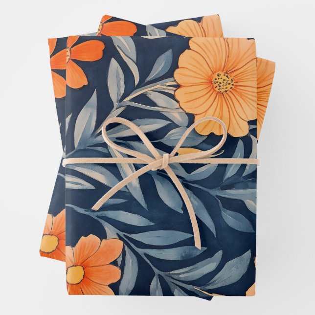 New William Morris  Wrapping Paper Sheets (In situ)