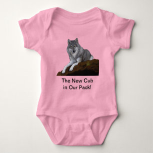 New Wolf in the Pack Baby Bodysuit