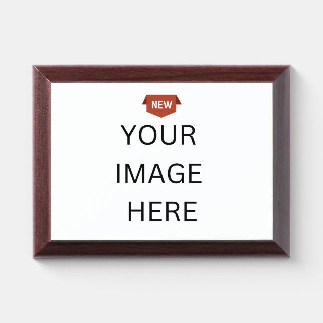 NEW! Wood Plaque - 8" x 6" - Celebrate - Custom (Horizontal)