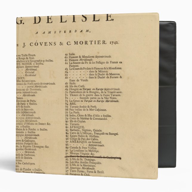 New World Atlas Binder (Front/Inside)