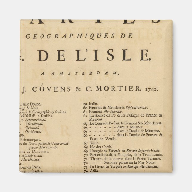 New World Atlas Magnet (Front)