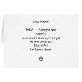 New World Cards (Back Horizontal)