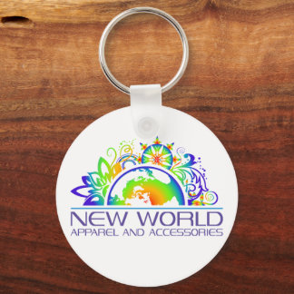 New World Logo Keychain