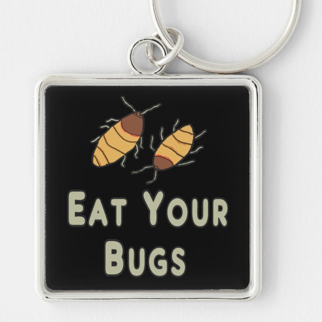 New World Order - Eat Your Bugs Keychain (Front)