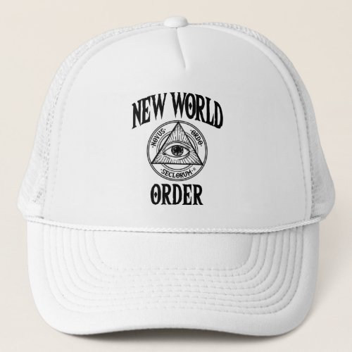 New World Order Illuminati Trucker Hat