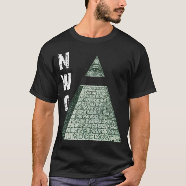 New World Order Pyramid T-Shirt (Front)