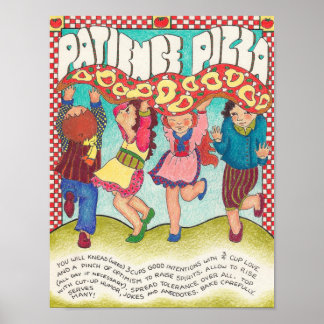 New World Recipes - Patience Pizza Poster