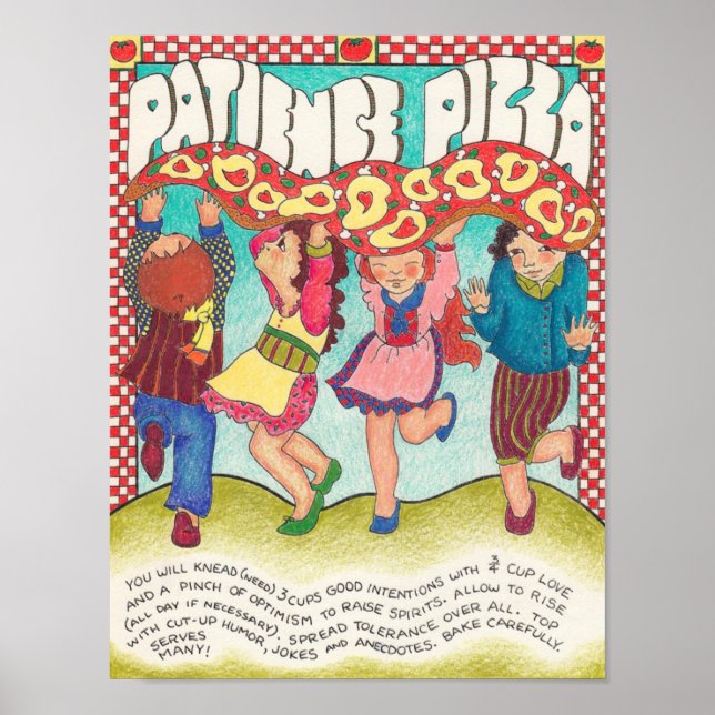 New World Recipes - Patience Pizza Poster (Front)