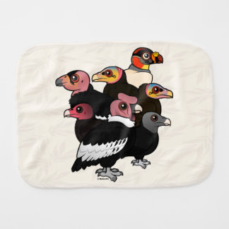 New World Vultures Burp Cloth