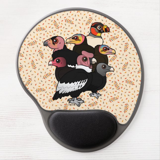New World Vultures Gel Mouse Pad (Front)