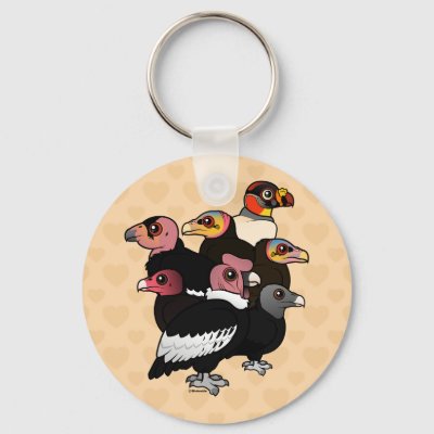New World Vultures Keychain