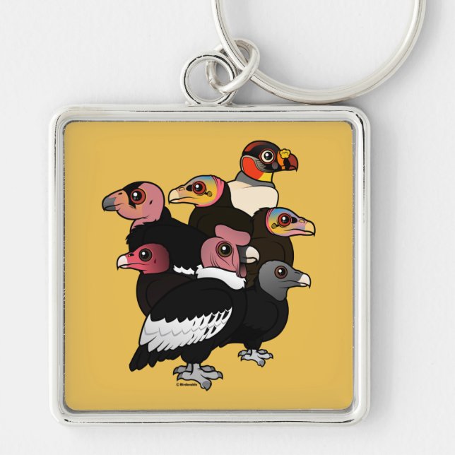 New World Vultures Keychain (Front)
