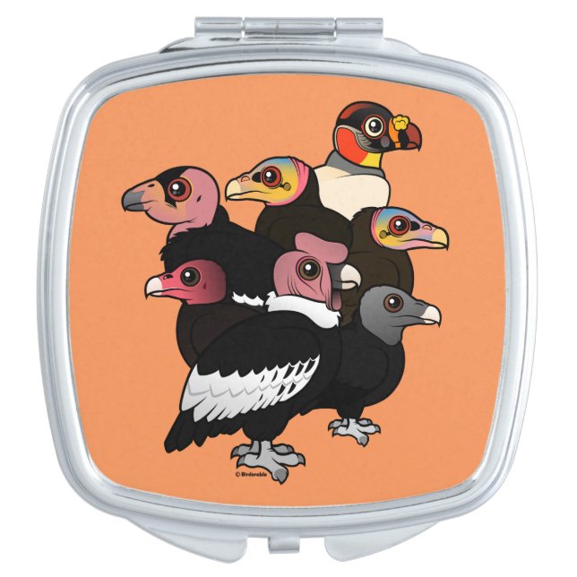 New World Vultures Makeup Mirror (Front)