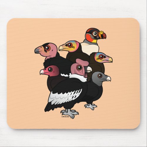 New World Vultures Mouse Pad